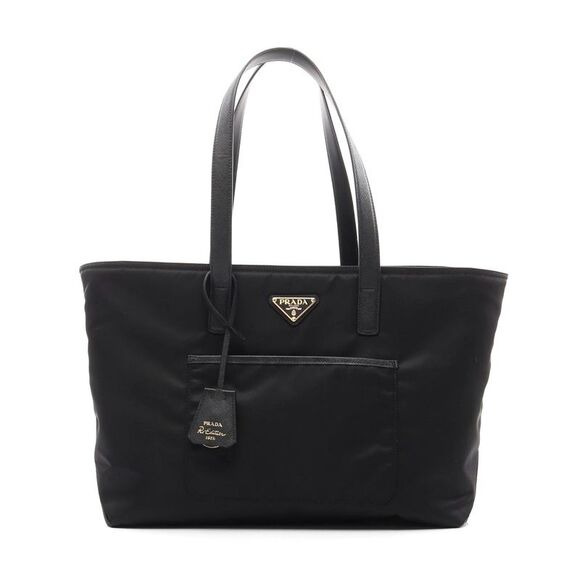 Prada Nylon Saffiano Leather Tote Bag - Picture 1 of 4